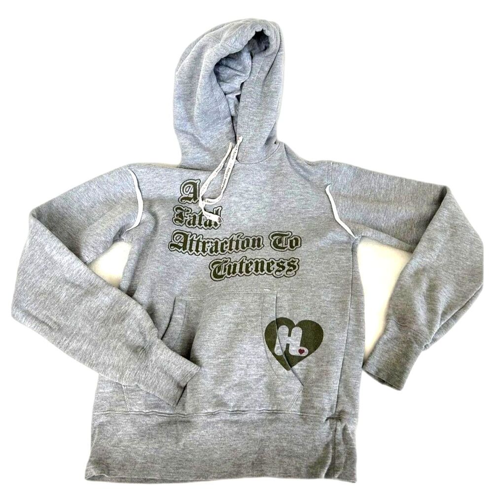 Harajuku Lovers Gwen Stefani Y2K Gray Hoodie Sweatshirt